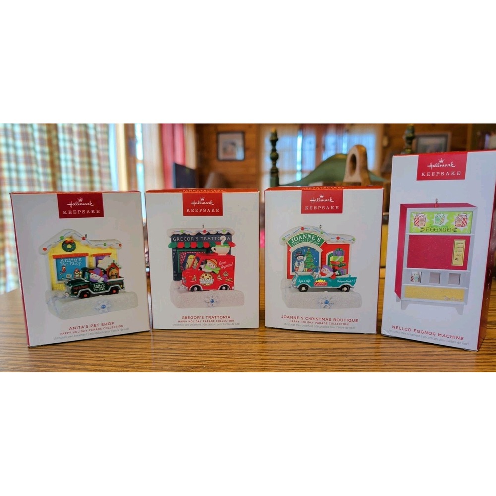 Lot Of 4 NEW Hallmark Keepsake Ornaments Magic & Storytellers Sound Lights
